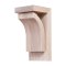 Hafele Wooden Corbel, Prairie Collection, 2-7/8" x 6" x 3", Maple finish