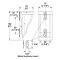Hafele Wooden Corbel, Hannover Collection, 6" x 2-7/8" x 3" specs