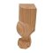 Hafele Wooden Claw Leg 6" x 2" x 2-7/16" (H x W x D), Red Oak finish
