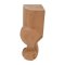 Hafele Wooden Claw Leg 6" x 2" x 2-7/16" (H x W x D), Cherry finish