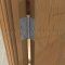 Hager ECRCBB1100, Ball Bearing, Round Corner Hinge on a Wooden Door