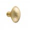 Hammered Egg Knob in Satin Brass