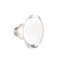 Hampton Crystal Knob in Oil Satin Nickel Finish