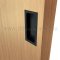 Application of Ives 227 Flush Pull, Wrought Brass - (US19)