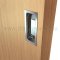 Application of Ives 227 Flush Pull, Wrought Brass - (US26D)