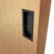 Application of Ives 227 Flush Pull, Wrought Brass - (US11E)