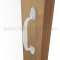 Application of Ives 25 Screen Door Pull - White Painted Aluminum Finish 