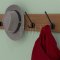 Latitude Hat & Coat Hook, Concealed Installed in the Wall - US19 Finish