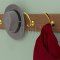 Application of Ives Century Wall Hook for Coat and Hat