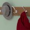 Ives Century Wall Hook for Coat and Hat installed in the Wall