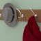 Application of Ives Century Wall Hook for Coat and Hat