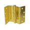 Ives Door Hinge, Swing Clear, Heavy Weight, Full Mortise, Steel Hinge in Polished Brass finish