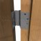 Ives 5BB1BSCHW, Ball Bearing, Beveled, Swing Clear, Heavy Weight, Full Mortise, Steel Hinge on a Wooden Door