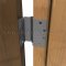 Door Hinge, Ball Bearing, Full Mortise, Swing Clear, Steel Hinge on a Wooden Door