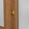 Installed Ives Windows Lock, Casement Fastener with Mortise Strike