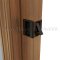 Ives 990 Sliding Door Pull, With Decorative Coined Edges, Oil Rubbed Bronze (US10B) Finished application