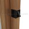 Ives 990 Sliding Door Pull, With Decorative Coined Edges, Aged Bronze (US11E) Finished application
