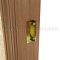 Ives AS18 Angle Stop, For Single and Double Doors,  Polished Brass (US3) Finished Application