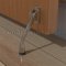  4" Kick Down Door Stop, Satin Nickel (US15) Finished application