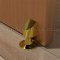 Door Stop and Holder installed on door and floor
