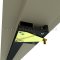 Ives MB3F Fire Rated Mounting Bracket for Coordinators, 6-7/8" Jamb Depth, 3-3/8" Stop Width, Flat Black (US19) Finished application