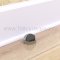 Ives R14 Dome Stop Riser for Installation with Threshold, Polished Chrome (US26) Finished application