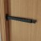 Application of Ives SB1600M1 Surface Bolt - Flat Black Finish