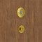 Ives U696 One-Way Viewer - UL in Satin Brass 