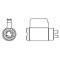 MUL-T-LOCK Replacement Cylinder for Baldwin® Short (4 Chamber)