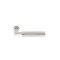 L-Square Knurled Lever in Polished Nickel Finish