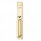 Lausanne Entry set in Satin Brass