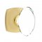 Emtek 5112 Oval Door Knob with Urban Modern Rosette Satin Brass