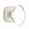 Emtek 5112 Hampton Door Knob with Urban Modern Rosette Satin Nickel