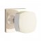 Emtek 5110 Freestone Knob with Square Rosette Polished Nickel
