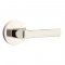 Emtek 5109 Spencer Lever with Disk Rosette Polished Nickel