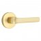 Emtek 5109 Spencer Lever with Disk Rosette Satin Brass