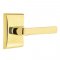 Emtek 5111 Spencer Lever with Neos Rosette Unlacquered Brass