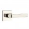 Emtek 5110 Spencer Lever with Square Rosette Polished Nickel