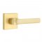 Emtek 5110 Spencer Lever with Square Rosette Satin Brass