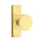 Emtek Bern Door Knob, Modern Designer Brass, Stretto, Unlacquered Brass (US3NL) Finish