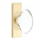 Emtek 5507 Hampton Door Knob with Stretto Rosette Satin Brass