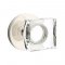 Emtek 5109 Modern Disc Square Knob with Disk Rosette Polished Nickel