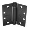 McKinney MacPro Adjustable Spring Hinge, 3 Knuckle, Full Mortised Black Suede Powder Finished