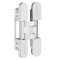 mckinney mk100 white hinge for hidden doors, grade 1 concealed hinge