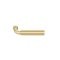 Manning Brass Lever in Satin Brass Finish