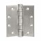 McKinney Standard Hinge Ball Bearing, 5 knuckles, Heavy Weight, Full Mortised 5" x 4-1/2" Satin Stainless Steel (US32D) Finished 