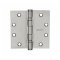  McKinney MacPro Hinge Ball Bearing, 5 Knuckle, Stainless Steel, Full Mortised Stainless Steel; Satin (US32D) Finished