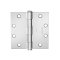 McKinney Standard Steel Hinge, 5 knuckles, Full Mortised Satin Chrome (US26D) Finished