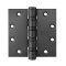 McKinney Standard Hinge Ball Bearing, 5 knuckles, Heavy Weight, Full Mortised Black Suede Powder Coat Finished