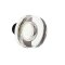 Modern Disc Crystal Knob in Oil Rubbed Bronze Finish